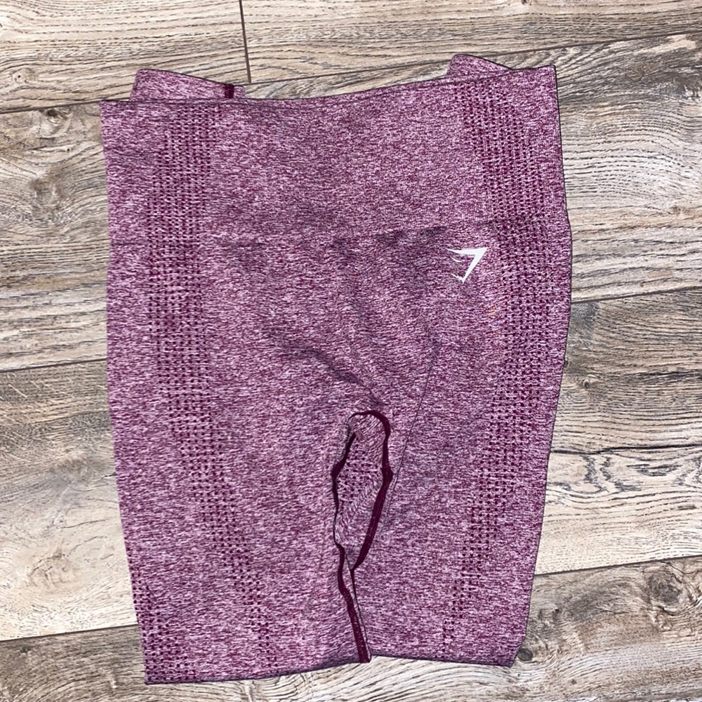 Maroon Marl Gymshark Leggings